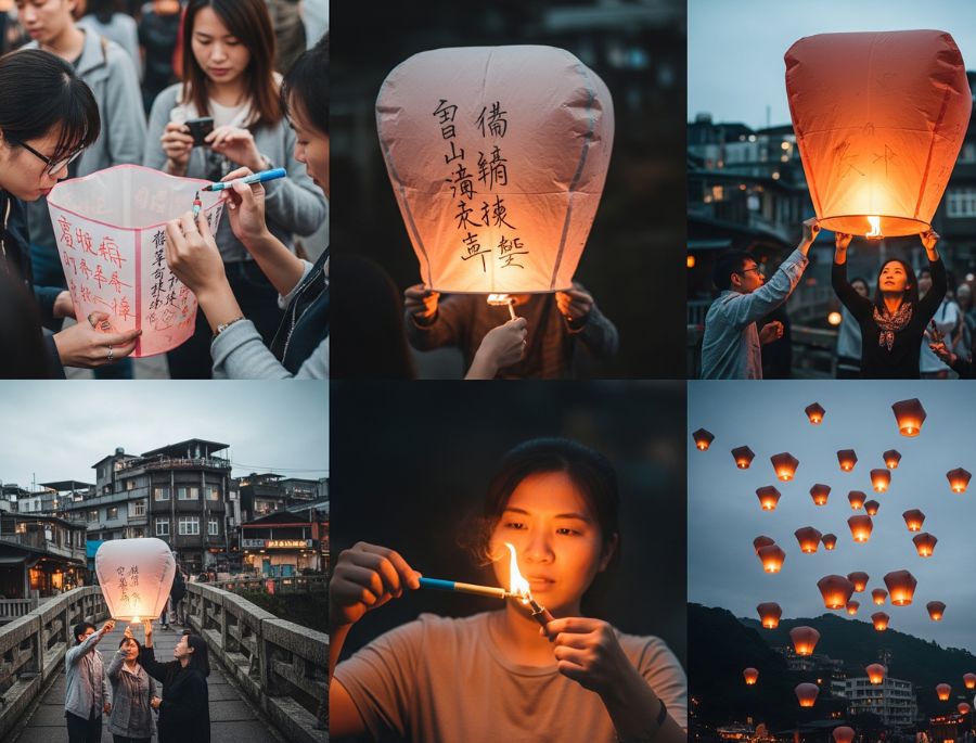 Trong quá trình thắp đèn lồng, bạn cần cẩn thận để đảm bảo an toàn cho bản thân