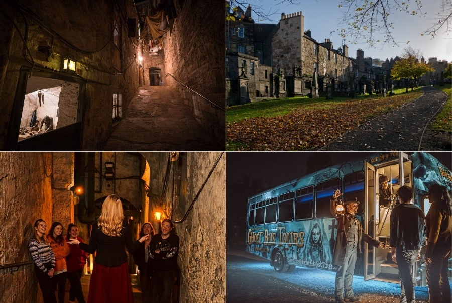 Khám phá thành phố ngầm và tour săn ma nổi tiếng nhất Edinburgh về đêm