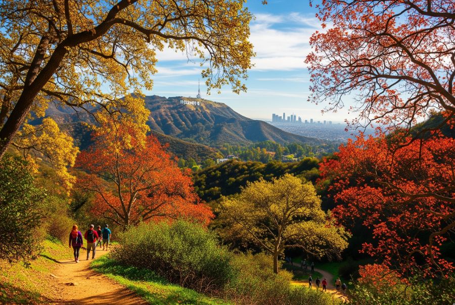 Runyon Canyon là điểm đến được nhiều người yêu thích vào mùa thu