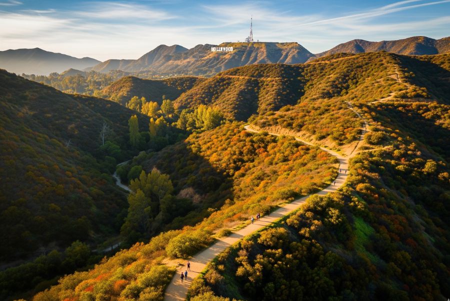 Vẻ đẹp rực rỡ tại khu vực Runyon Canyon 