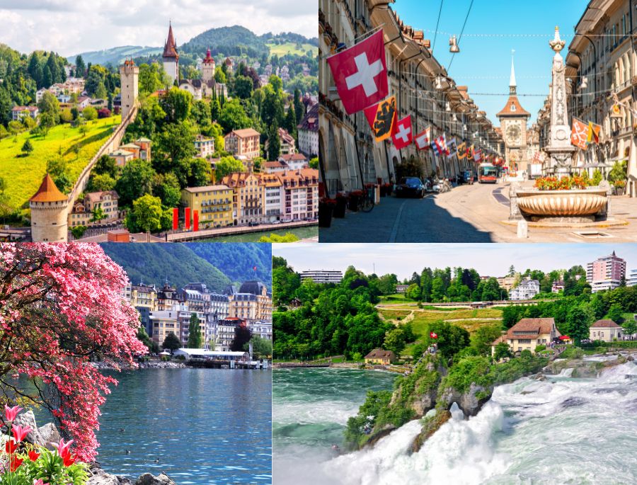 Thụy Sĩ sở hữu rất nhiều các địa điểm du lịch tuyệt đẹp
