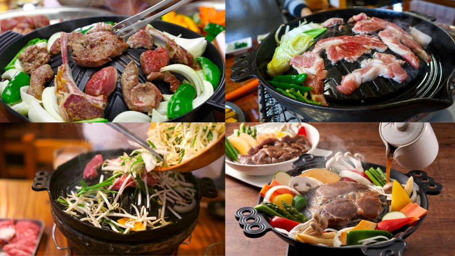 Jingisukan là món thịt cừu nướng đặc trưng của Hokkaido, khiến nhiều du khách yêu thích