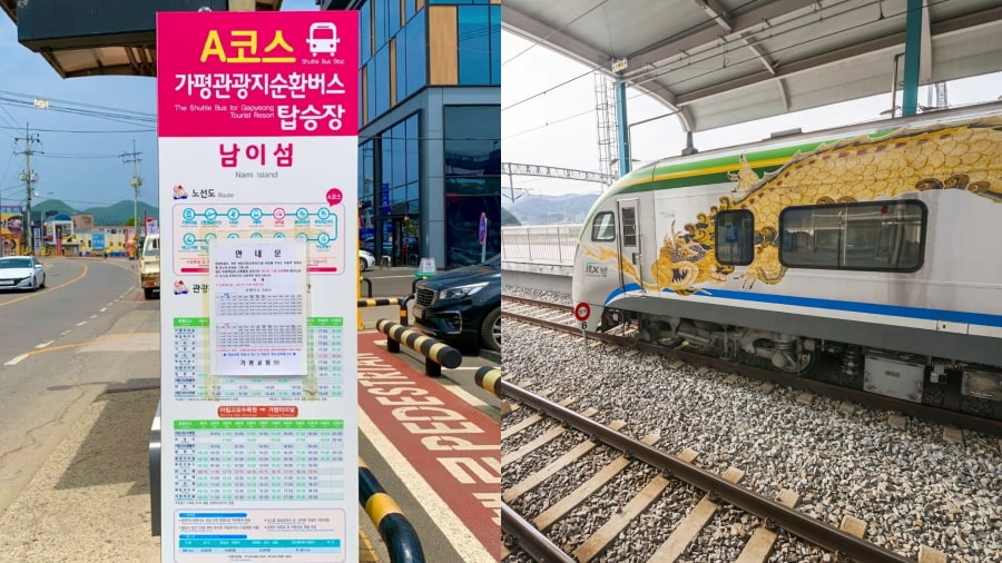 Bạn có thể lựa chọn nhiều hình thức khác nhau để trở lại Seoul sau chuyến du lịch đảo Nami