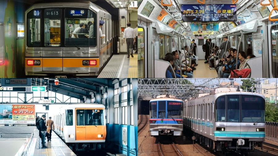 Sử dụng tàu điện ngầm là một trải nghiệm thú vị trong chuyến du lịch Tokyo của bạn