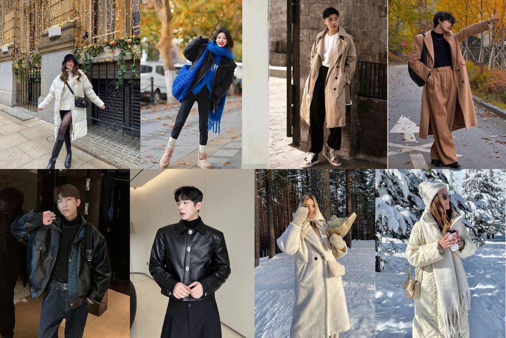 Một số các outfit xinh đẹp dành riêng cho khách đi tour du lịch Nhật Bản mùa đông