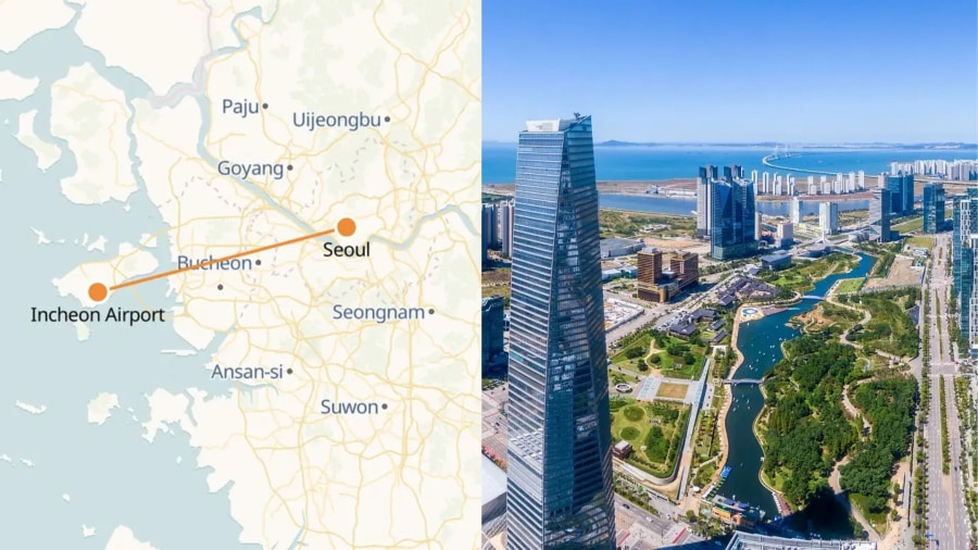 Incheon cách Seoul bao xa?