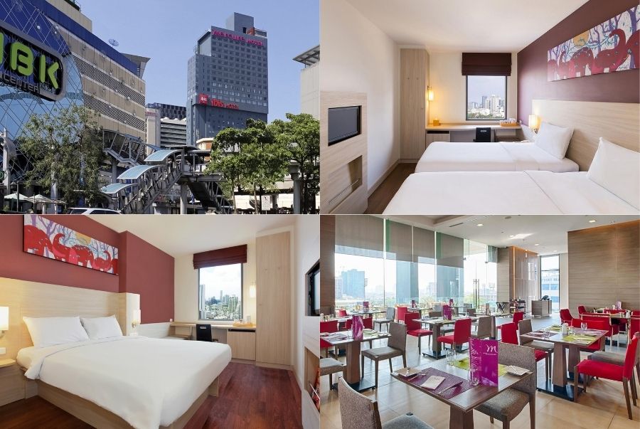 Ibis Bangkok Siam gần trung tâm thương mại MBK và nhiều điểm mua sắm khác
