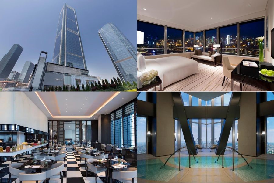 Ngắm nhìn khung cảnh thành phố Trùng Khánh từ khách sạn Niccolo