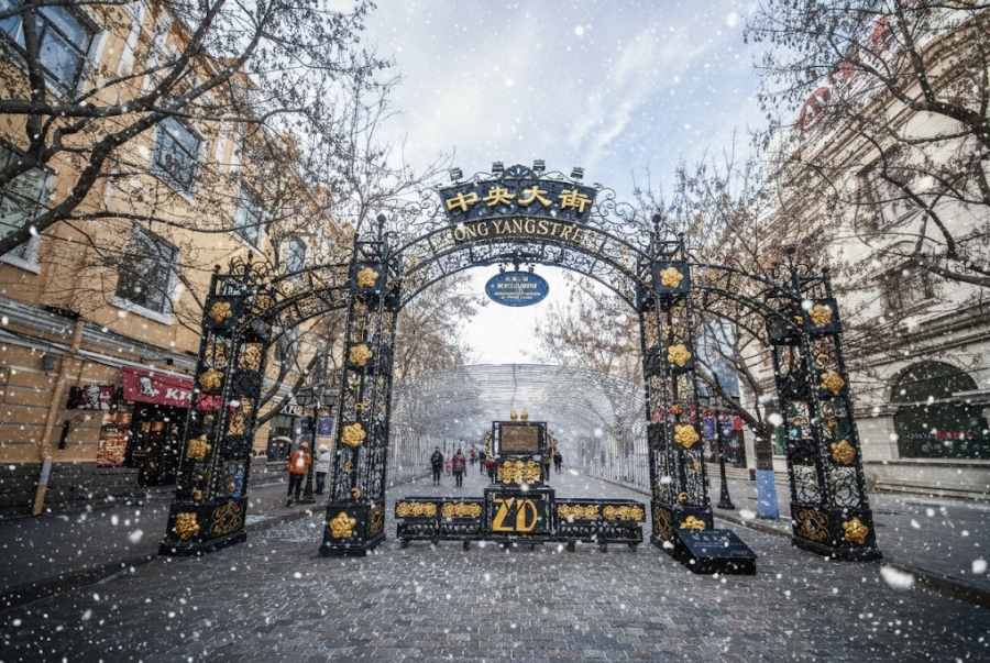 Phố Trung Ương dài hơn 1km với những dãy nhà mang kiến trúc châu Âu cổ