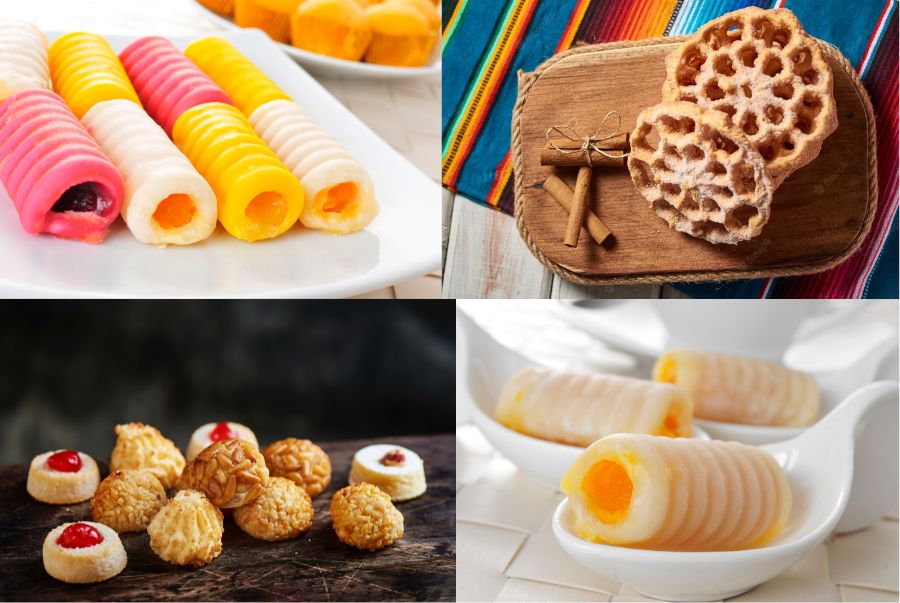 Một số các loại bánh đặc sắc nhất tại lễ hội