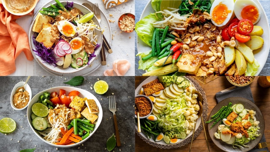 Du lịch Đông Nam Á đến với Indonesia thì làm sao bạn có thể bỏ qua món Gado-Gado truyền thống