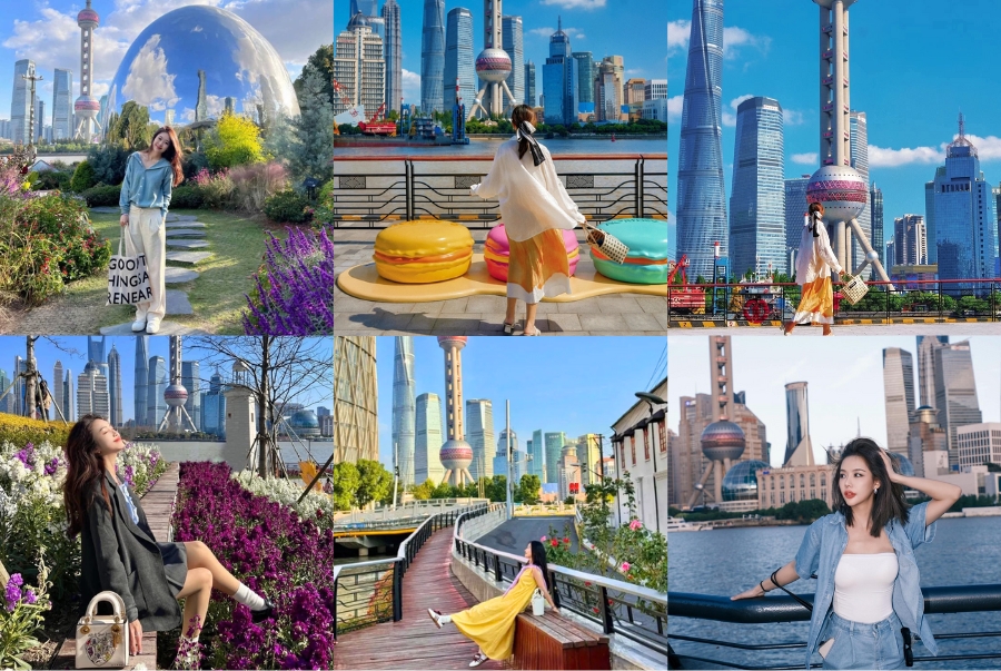 Bến Thượng Hải mang đến vô số góc sống ảo tuyệt đẹp