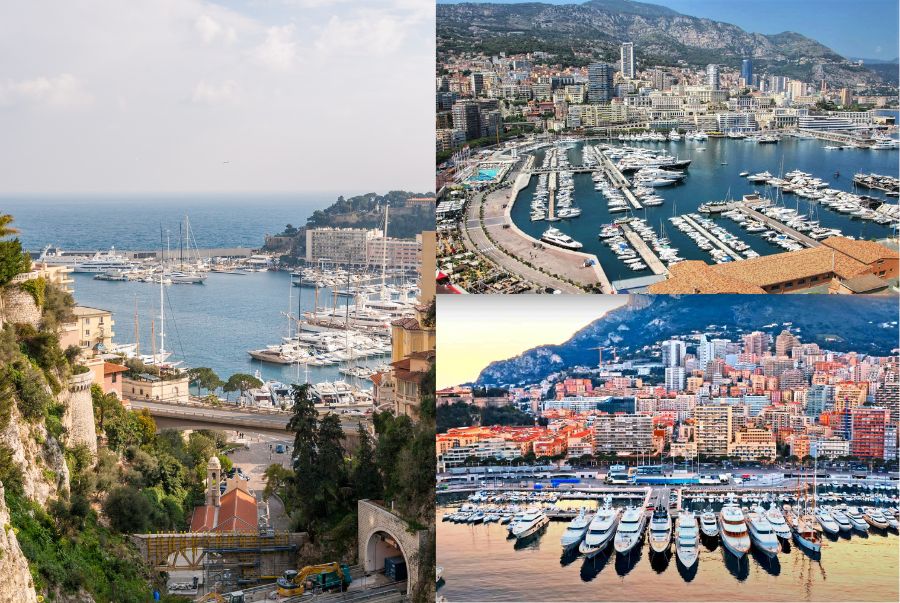 Hàng trăm chiếc du thuyền với kích thước lớn nhỏ được neo đậu tại bến cảng Hercule