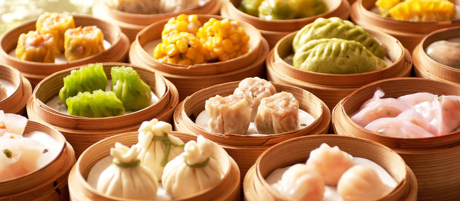 Dim Sum là món ăn không thể bỏ qua, đặc biệt vào buổi tối