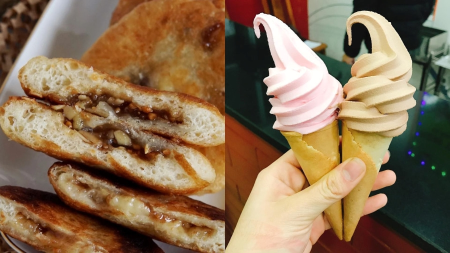 Bánh Hotteok và kem ốc quế là sự lựa chọn hấp dẫn mà bạn không nên bỏ qua khi đi Nami