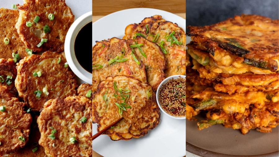 Bindaetteok – Bánh kếp đậu xanh chiên giòn thơm ngon đến khó cưỡng