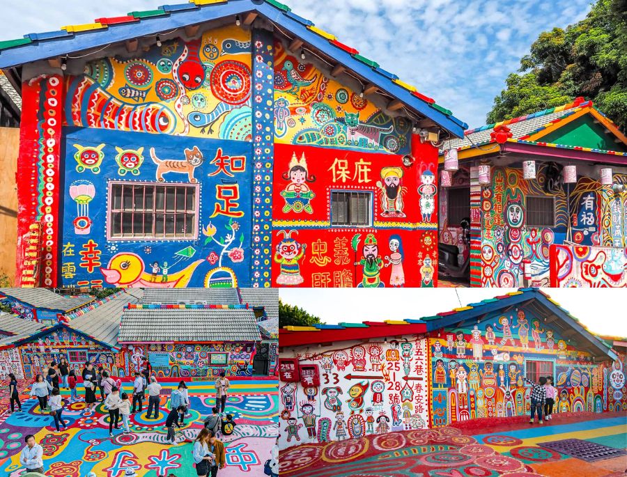 Làng Cầu Vồng là một trong những điểm đến độc đáo nhất của du lịch Đài Loan