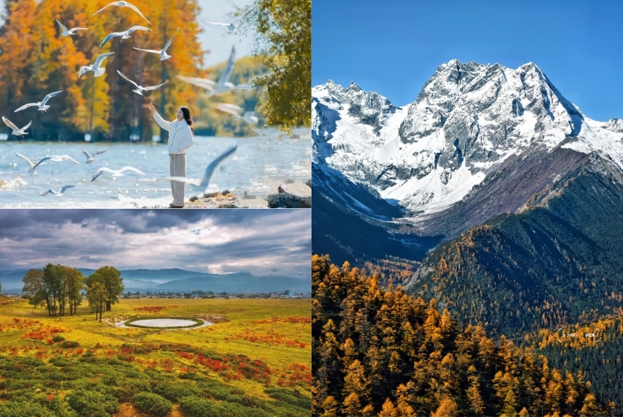 Thu về Vân Nam mang đến khung cảnh thiên nhiên rất nên thơ