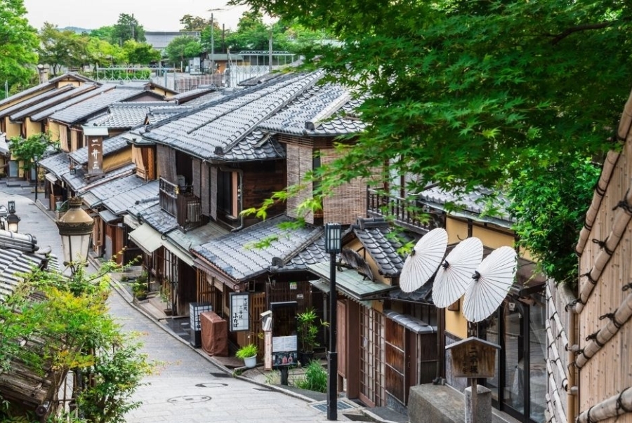 Machiya là kiểu nhà gỗ truyền thống đặc trưng của Kyoto