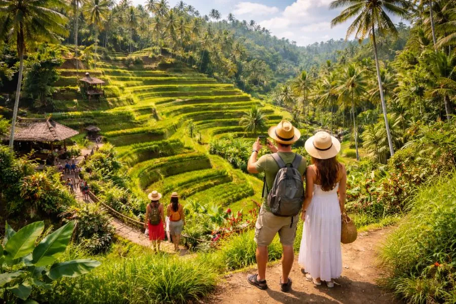 Ruộng bậc thang Tegalalang là một trong những biểu tượng thiên nhiên nổi bật nhất của Bali