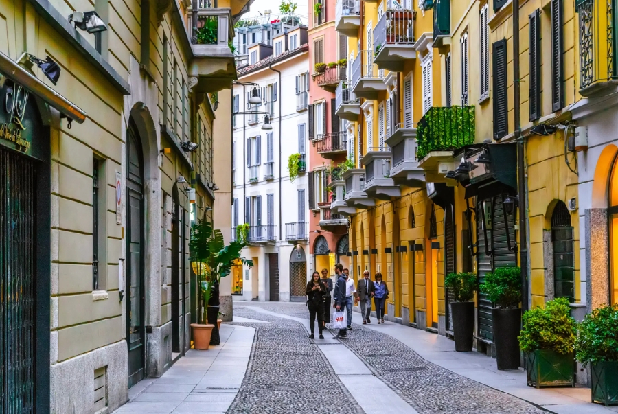 Brera District là một khu phố nghệ thuật nằm ở trung tâm Milan