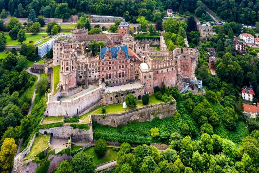 Lâu đài Heidelberg – biểu tượng lịch sử nổi tiếng của thành phố
