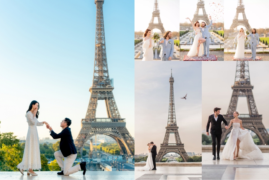 Ngày nay Tháp Eiffel đã trở thành biểu tượng của sự lãng mạn