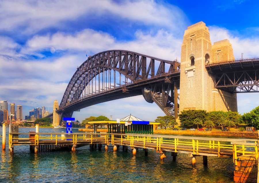 Cầu cảng Sydney là một địa điểm không thể bỏ qua khi đến với The Rocks
