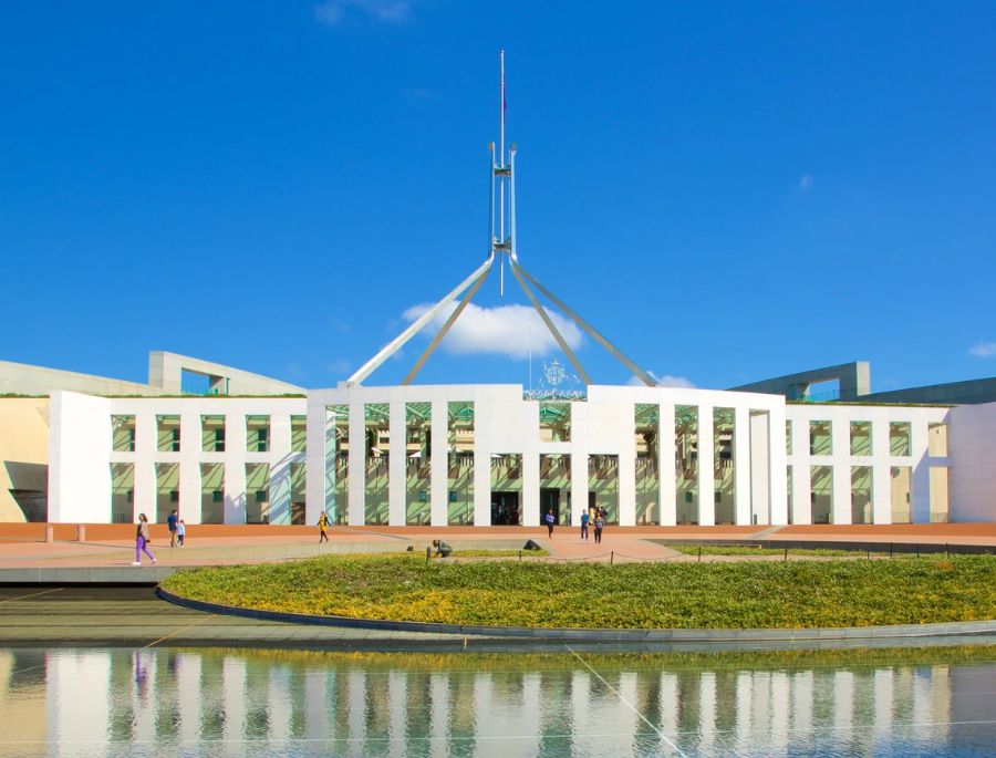 Tòa nhà Quốc hội Úc không chỉ là trái tim của nền chính trị quốc gia, mà còn là một tuyệt tác kiến trúc mang tính biểu tượng