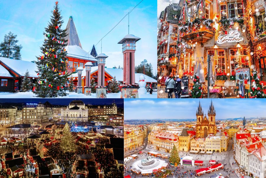 Toàn cảnh những khu chợ Giáng sinh đầy sắc màu tại Châu Âu