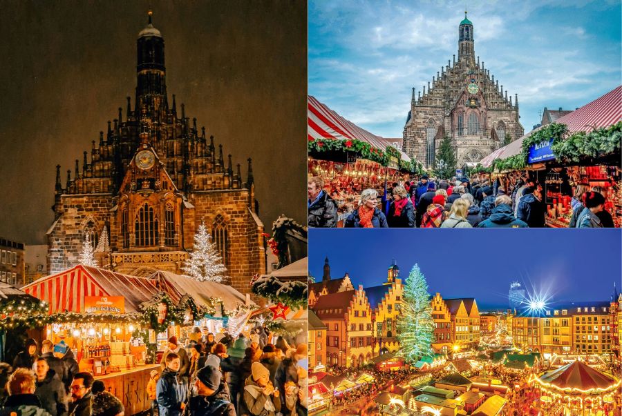 Chợ Giáng sinh Nuremberg hiện lên như một khung cảnh cổ tích sống động