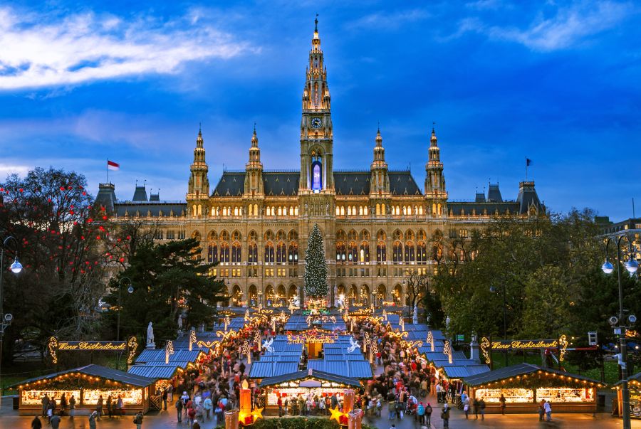 "Vienna Christmas Dream" là một trong những khu chợ Giáng sinh nổi tiếng và lộng lẫy bậc nhất Châu Âu