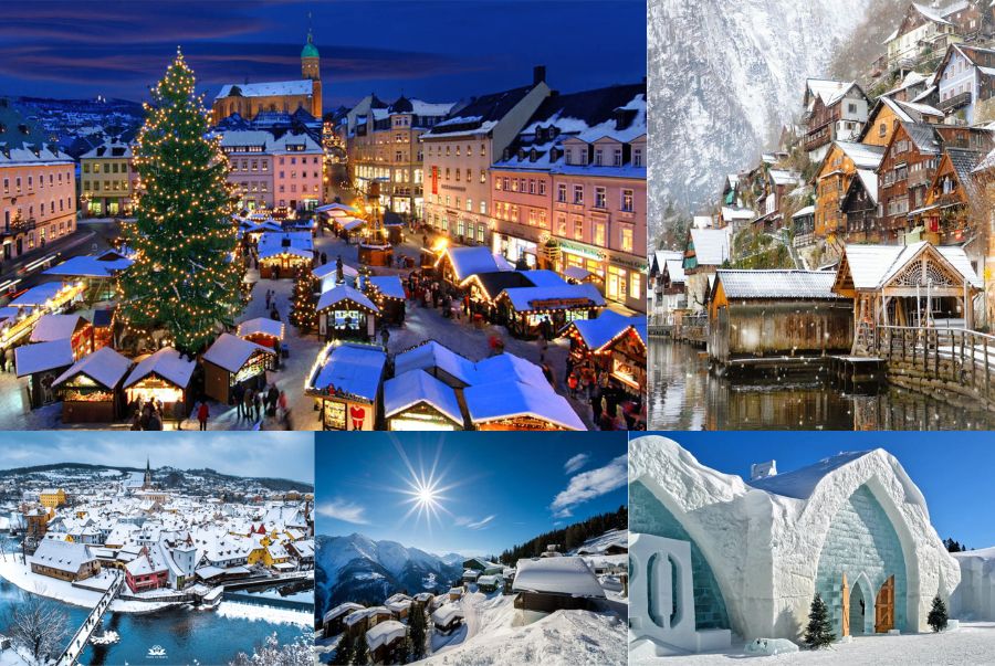 Khi mùa đông chạm ngõ, Châu Âu khoác lên mình vẻ đẹp huyền ảo với vô số các khu nghỉ dưỡng nổi tiếng