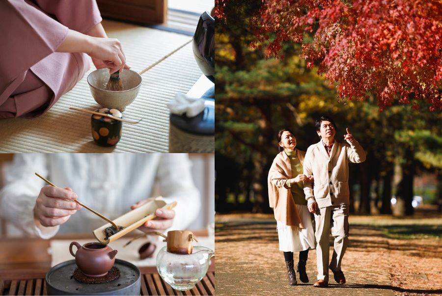 Một số các trải nghiệm hấp dẫn tại công viên Rikugien vào mùa thu