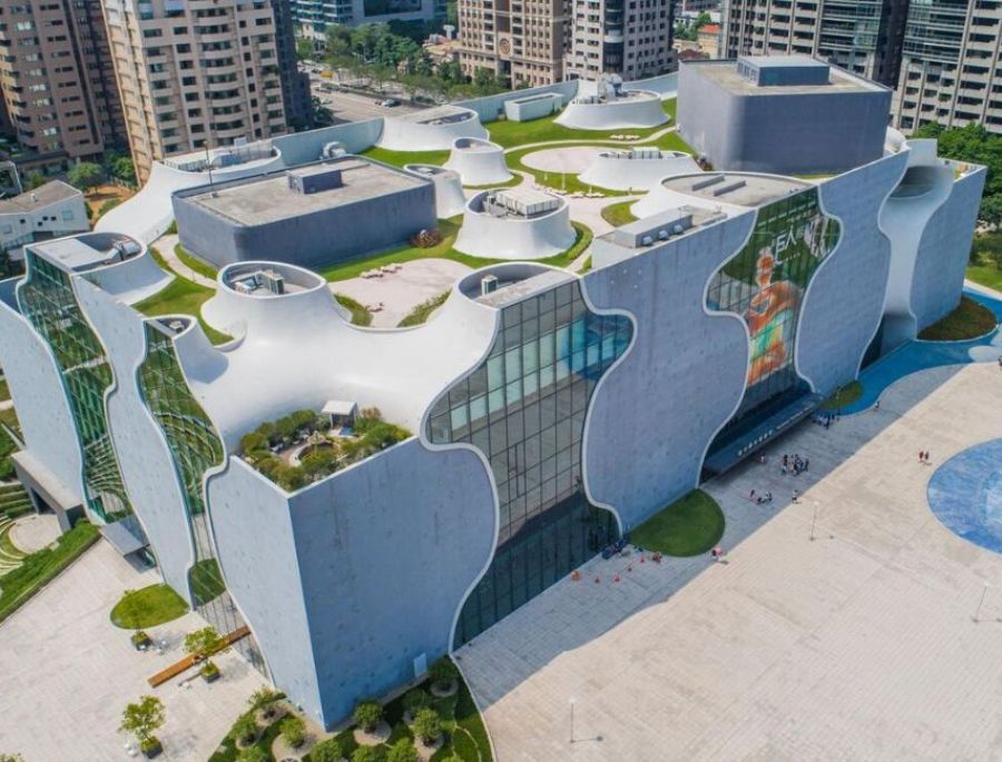 Nhà hát Quốc gia Đài Trung nằm ngay trung tâm Đài Loan