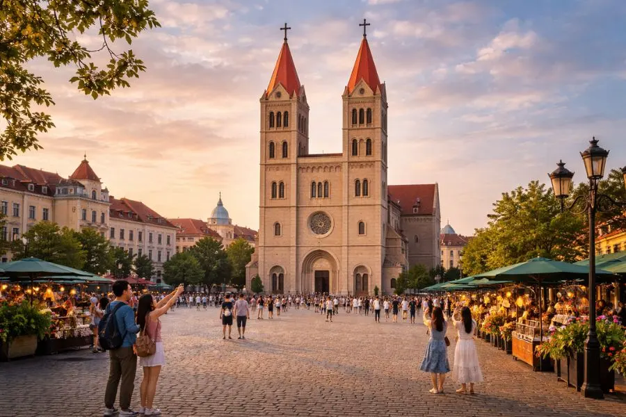 Nhà thờ St. Michael là minh chứng sống động cho một giai đoạn giao thoa văn hóa nổi bật của Thanh Đảo