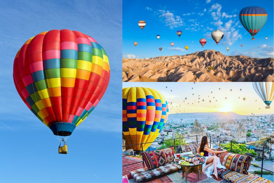 Trải nghiệm trên không chính là khoảnh khắc đỉnh cao của chuyến bay khinh khí cầu Cappadocia