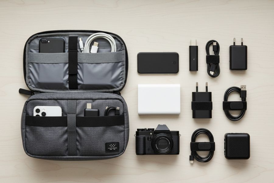 Việc mang theo các thiết bị công nghệ sẽ giúp chuyến đi của bạn trở nên tốt đẹp hơn