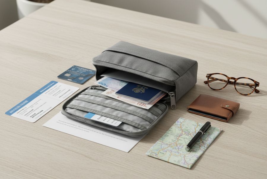 Hãy luôn lưu trữ các loại giấy tờ quan trọng trong chiếc túi được cất giữ cẩn thận