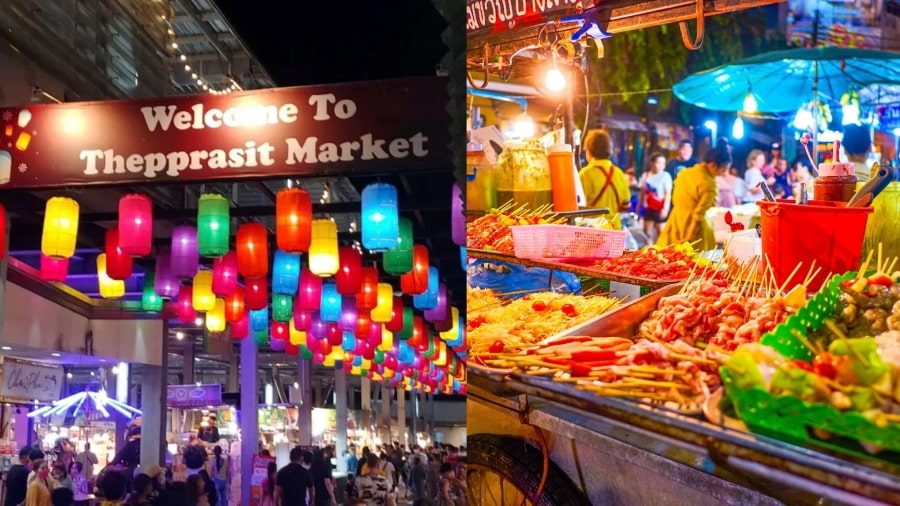 Chợ đêm Thepprasit là một trong những chợ đêm lớn nhất và nổi tiếng nhất ở Pattaya