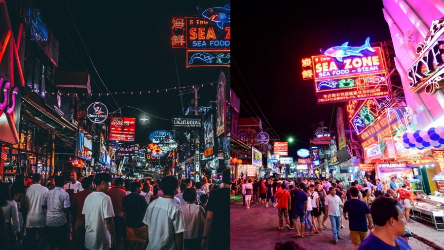 Walking Street từ lâu vốn nổi tiếng là thiên đường ẩm thực và giải trí đêm được nhiều du khách yêu thích