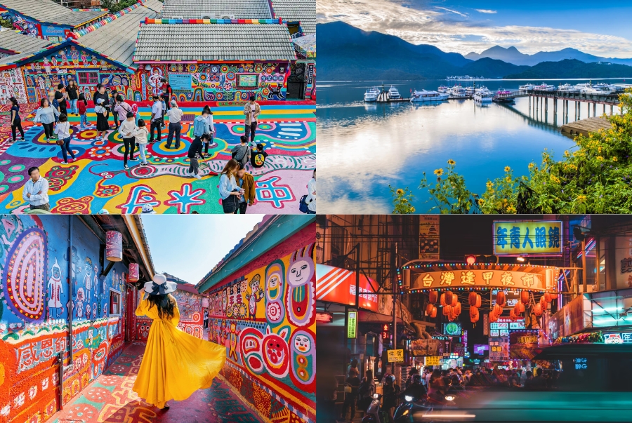 Ngôi làng cầu vồng đầy sắc màu là điểm đến không thể thiếu khi ghé thăm Đài Trung