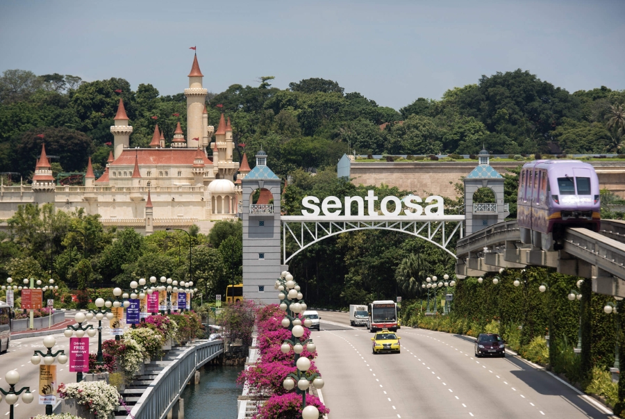 Đảo Sentosa là một trung tâm vui chơi giải trí hàng đầu tại Singapore