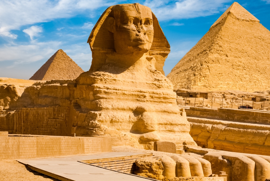 Tượng Nhân Sư là biểu tượng cho sức mạnh và trí tuệ của người Ai Cập cổ đại