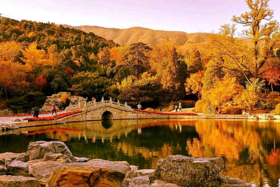 Thời tiết mùa thu Bắc Kinh rất mát mẻ và dễ chịu