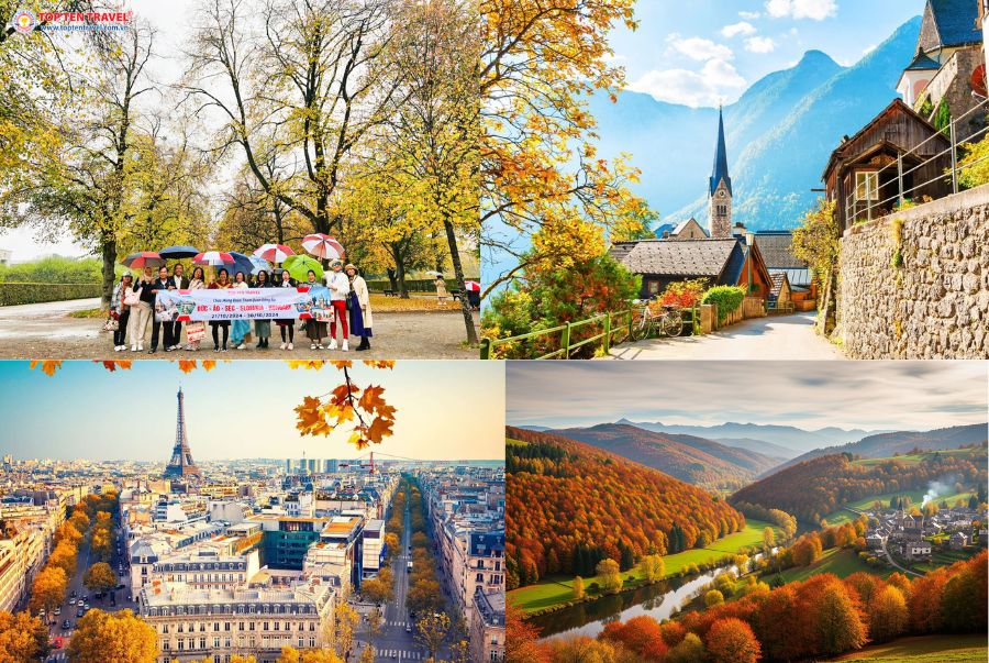 Mùa thu là thời điểm mà Châu Âu khoác lên mình tấm áo rực rỡ của thiên nhiên chuyển mùa