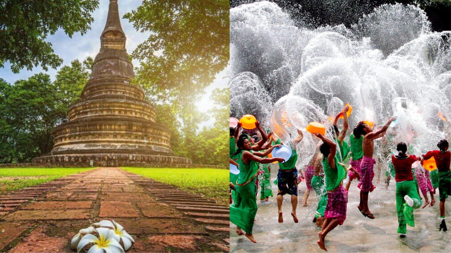 Mùa nóng - "Mùa xanh" của lễ hội té nước sôi động