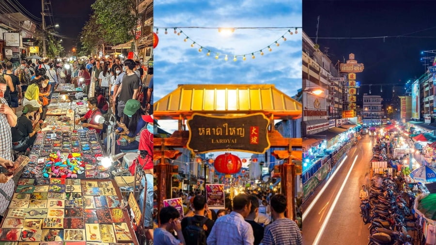 Các khu chợ đêm và trung tâm mua sắm là nơi lý tưởng để bạn hòa mình vào cuộc sống bản địa khi đến Chiang Mai