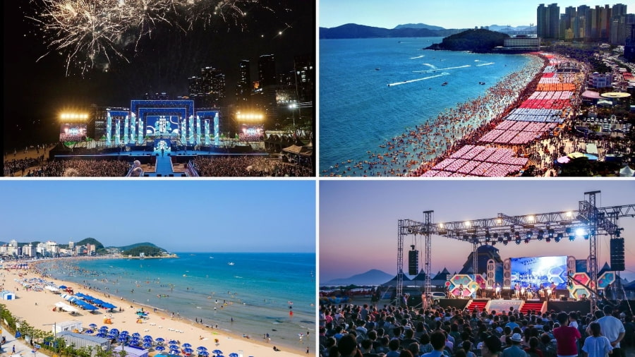 Lễ hội Biển Busan mang đến vô số hoạt động văn hóa, thể thao dưới nước, các buổi hòa nhạc sôi động và những màn pháo hoa rực rỡ trên bầu trời đêm