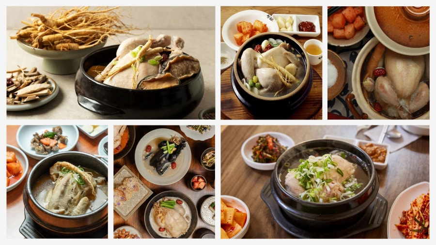 Samgyetang, món gà tần sâm, tuy là món canh nóng nhưng lại được người Hàn Quốc ưa chuộng vào mùa hè